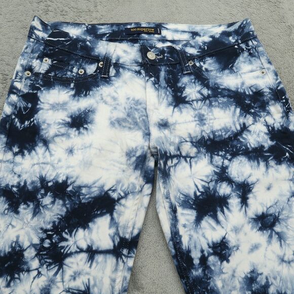 Levi's 524 Jeans Junior's Size 9M Low-Rise Superlow Straight Denim 32" Inseam - Picture 13 of 16